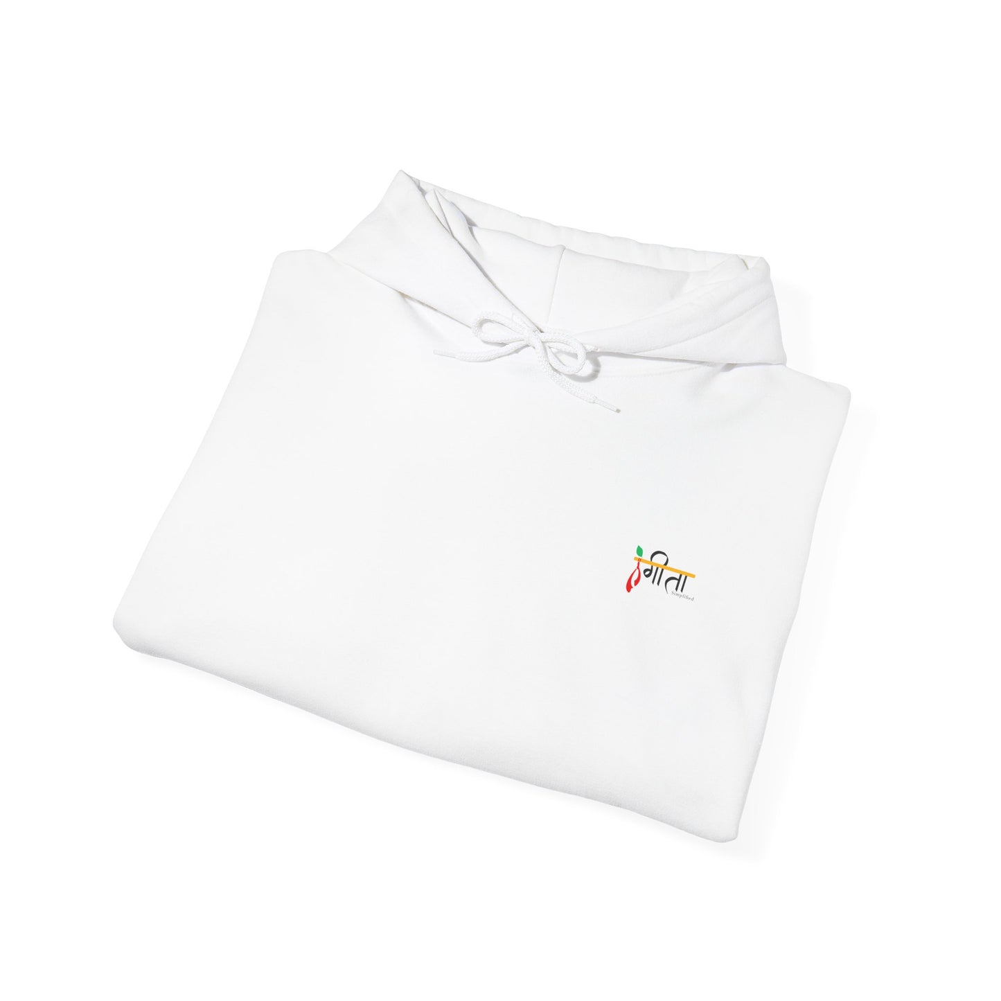 “Calm Like Krishna” Sthitaprajna Silhouette Hoodie