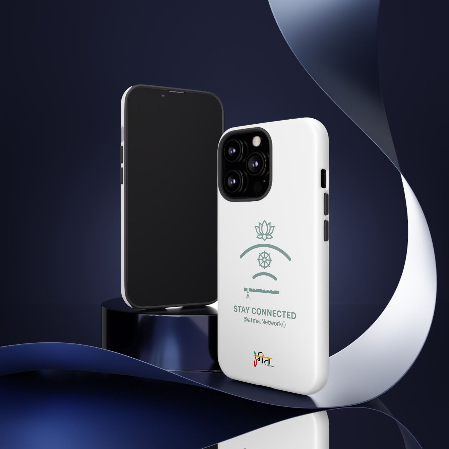 “Divine Signal” – Connect Beyond the Noise Phone Case