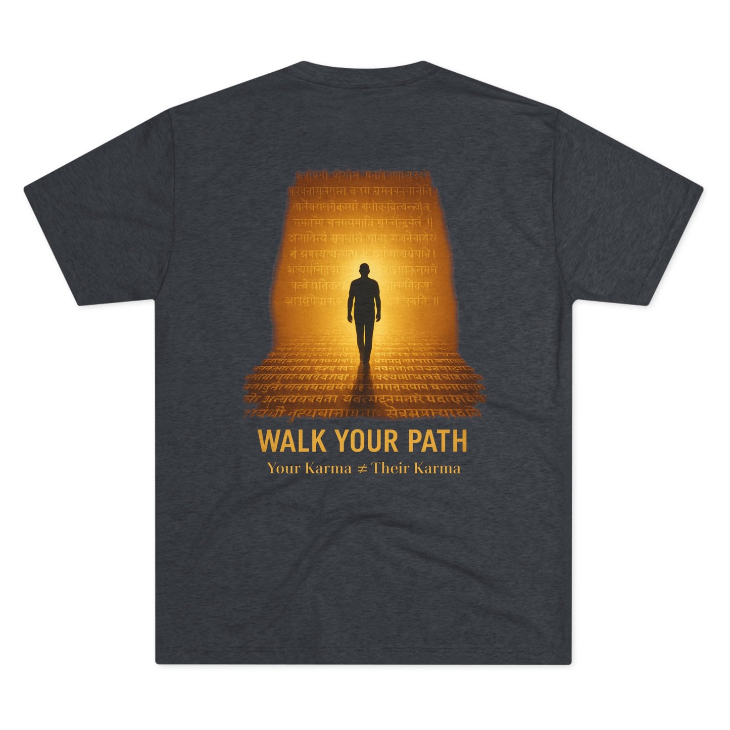 “Walk Your Path” Multi Colored Karma Tee
