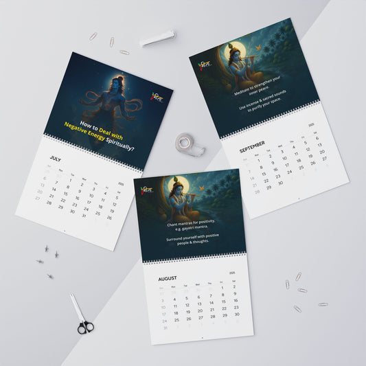 Krishna Consciousness Wall Calendar 2025 – Wisdom for Stress-Free Work Life