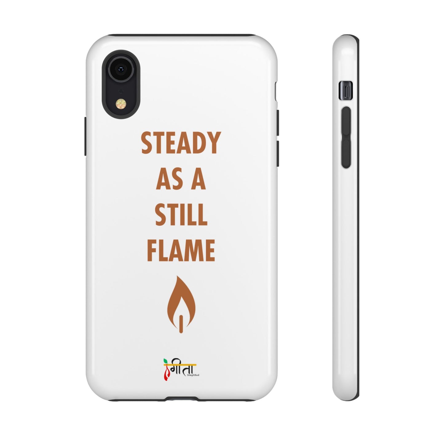 “Still Flame” – The Strength of Inner Calm Phone Case