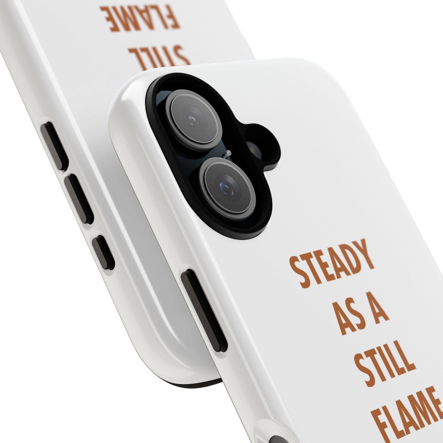 “Still Flame” – The Strength of Inner Calm Phone Case