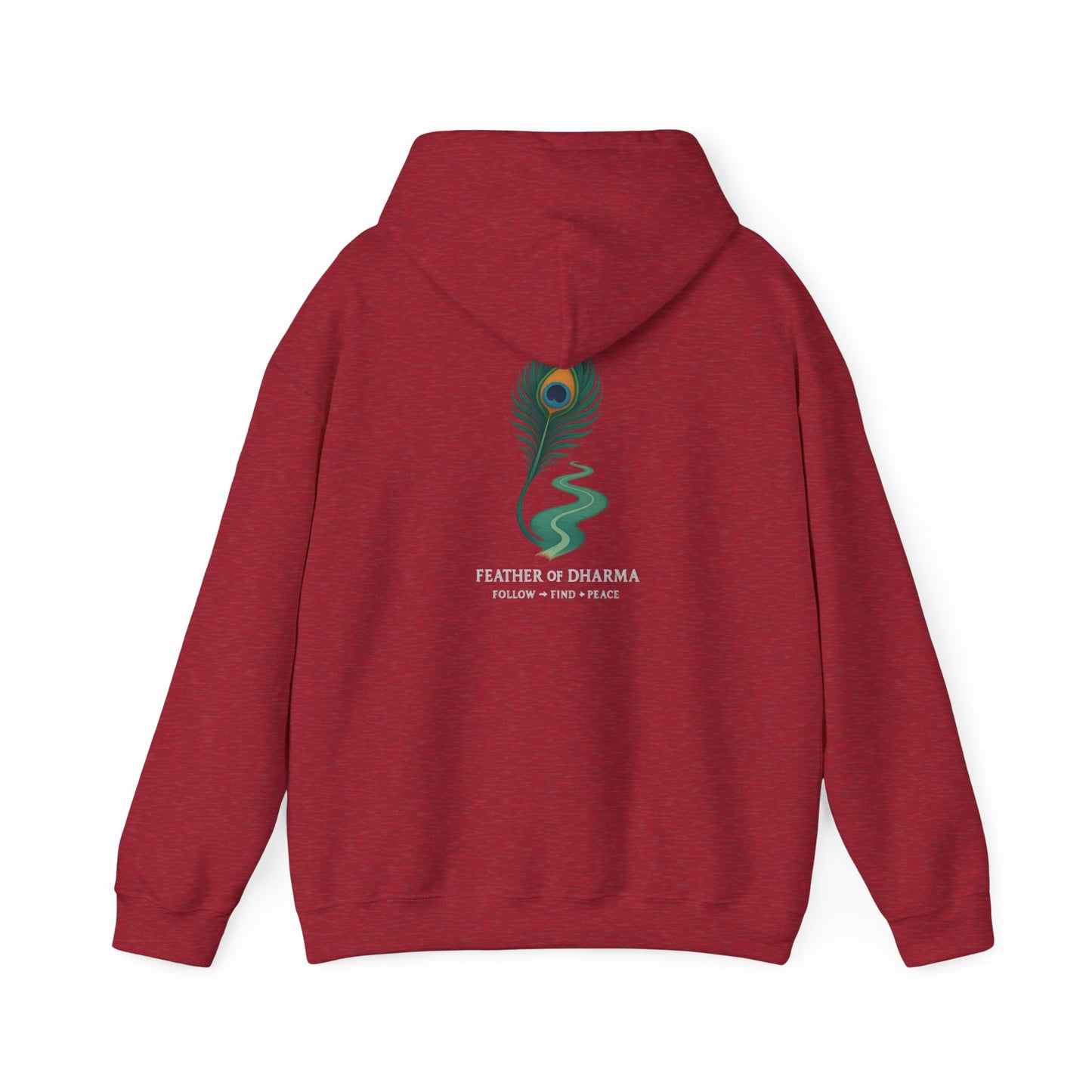 “Feather of Dharma” Spiritual Path Hoodie