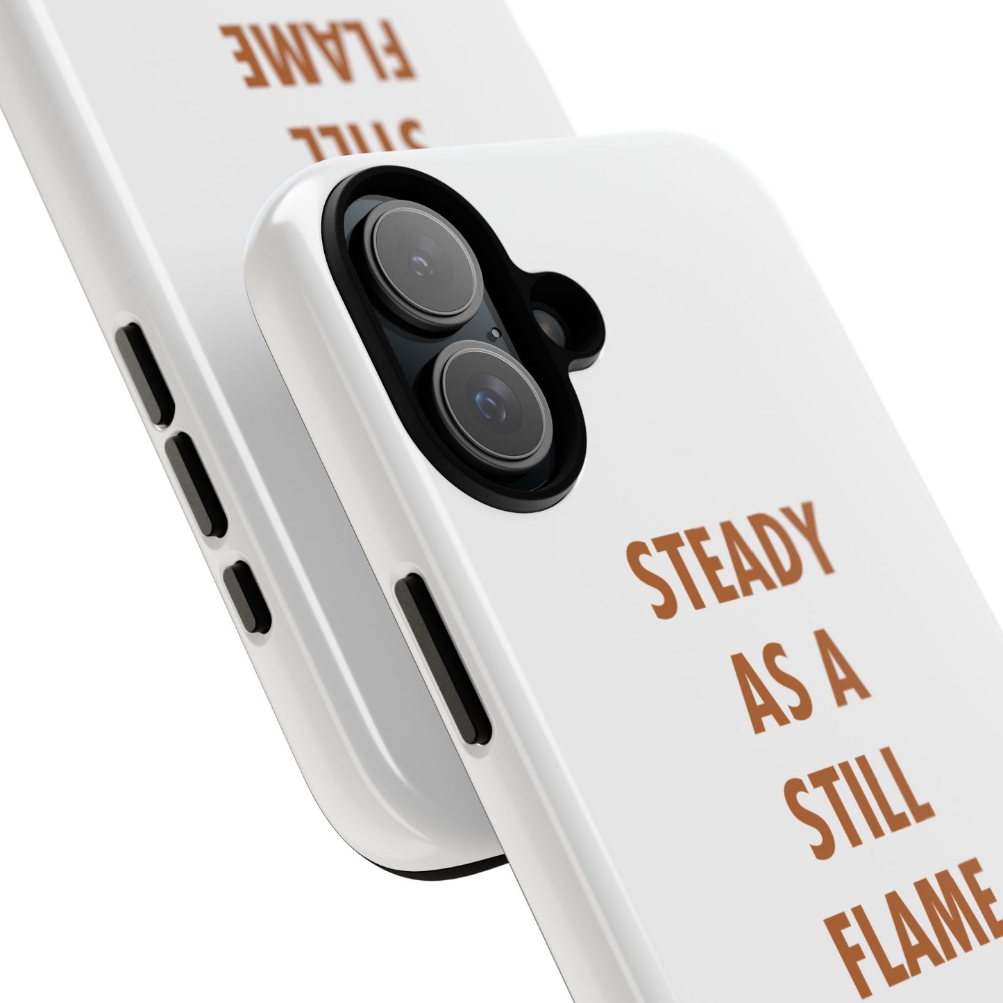 “Still Flame” – The Strength of Inner Calm Phone Case