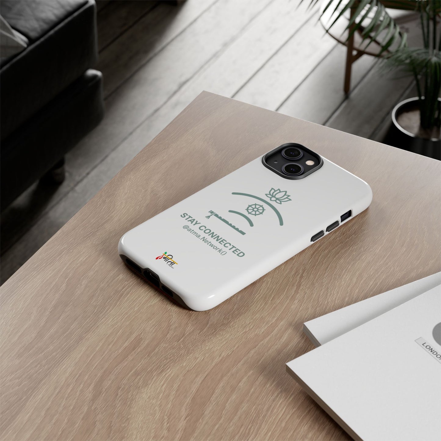 “Divine Signal” – Connect Beyond the Noise Phone Case