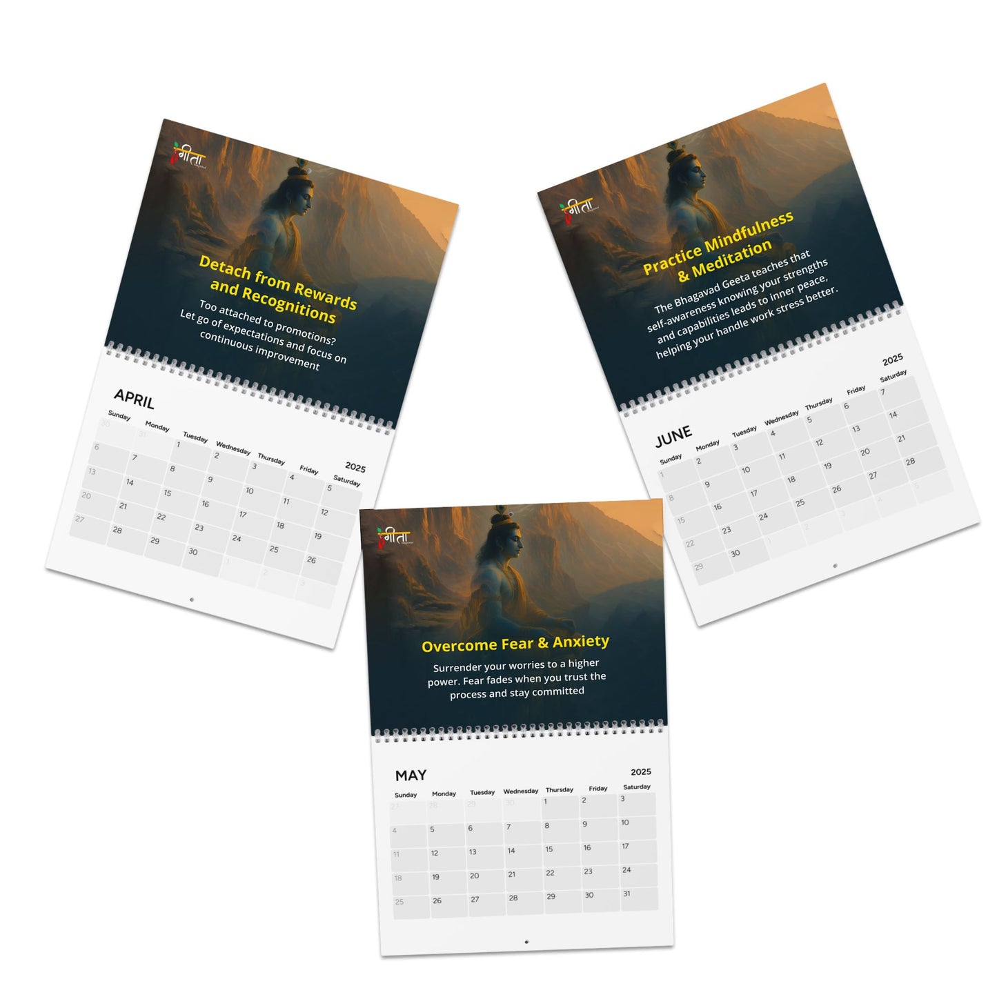 2025 Krishna Consciousness Calendar – Divine Guidance for Modern Work Life