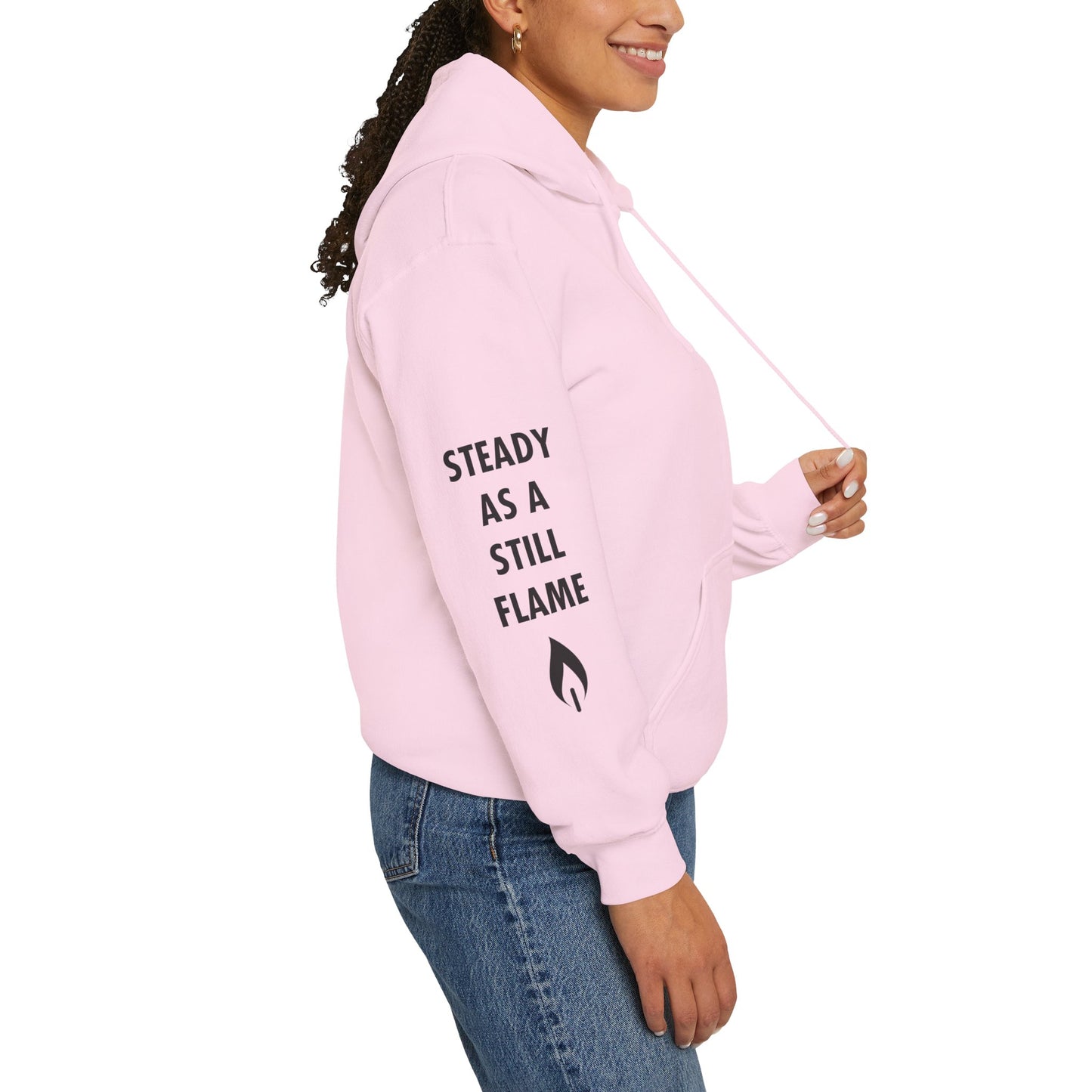 “Wisdom in Motion” – Sthitaprajna Sleeve Art Unisex Hoodie
