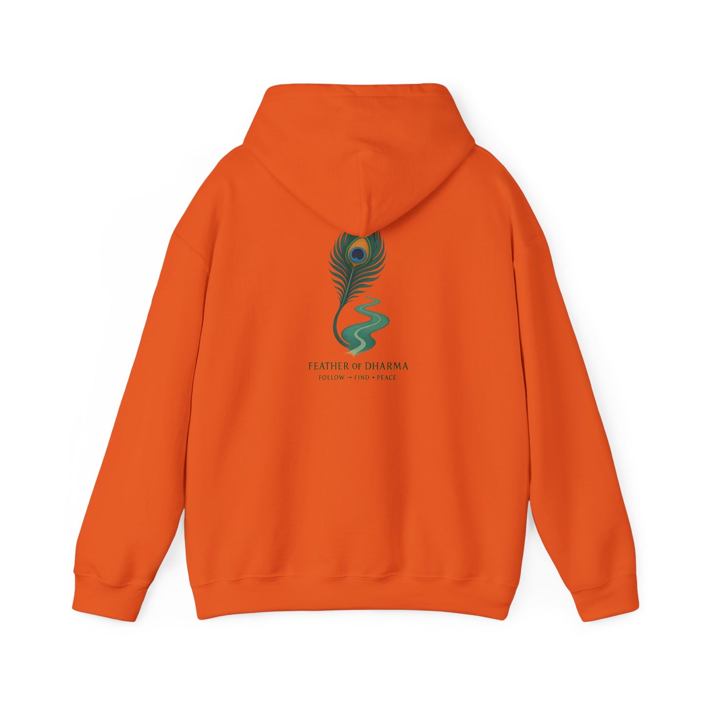 “Feather of Dharma” Spiritual Path Hoodie