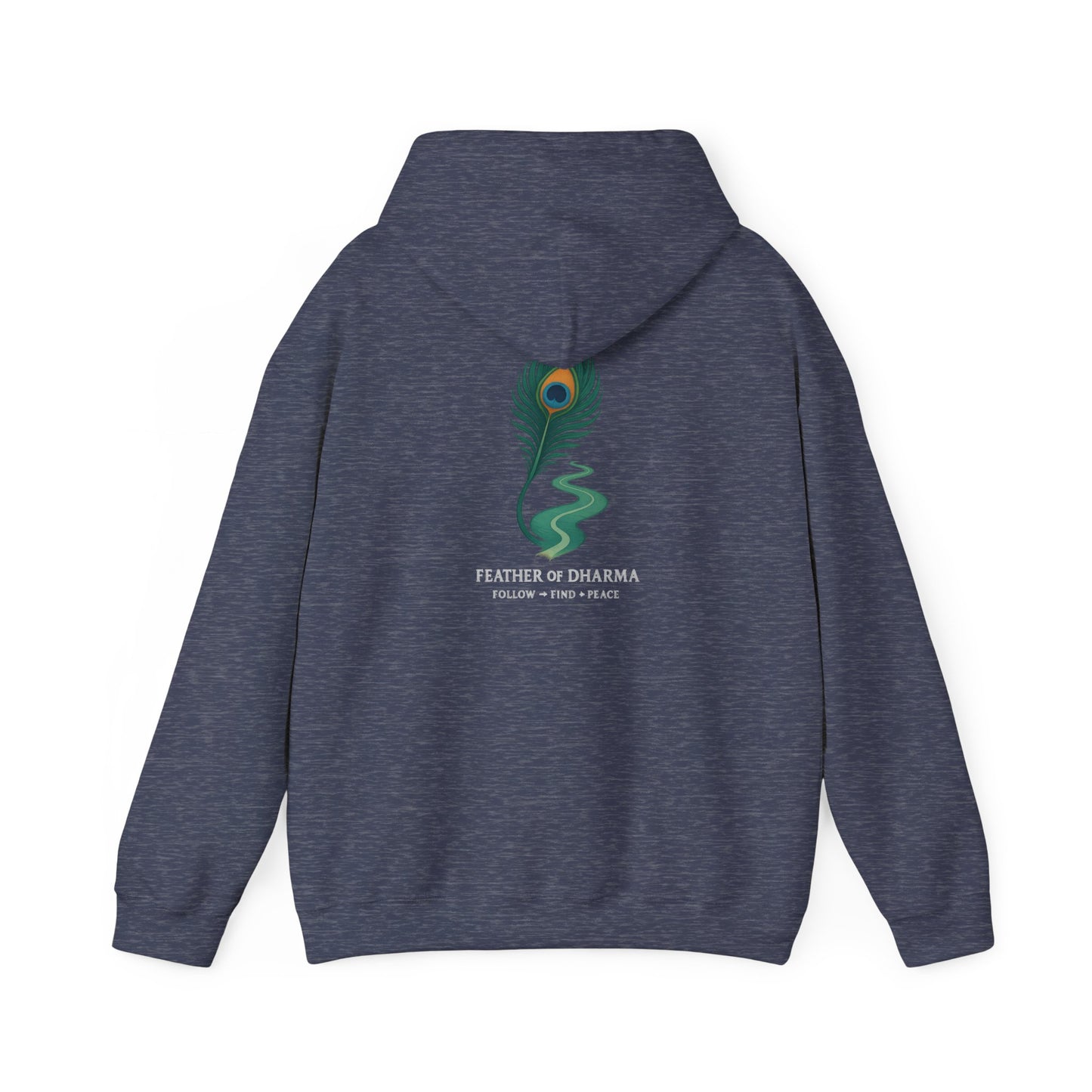 “Feather of Dharma” Spiritual Path Hoodie