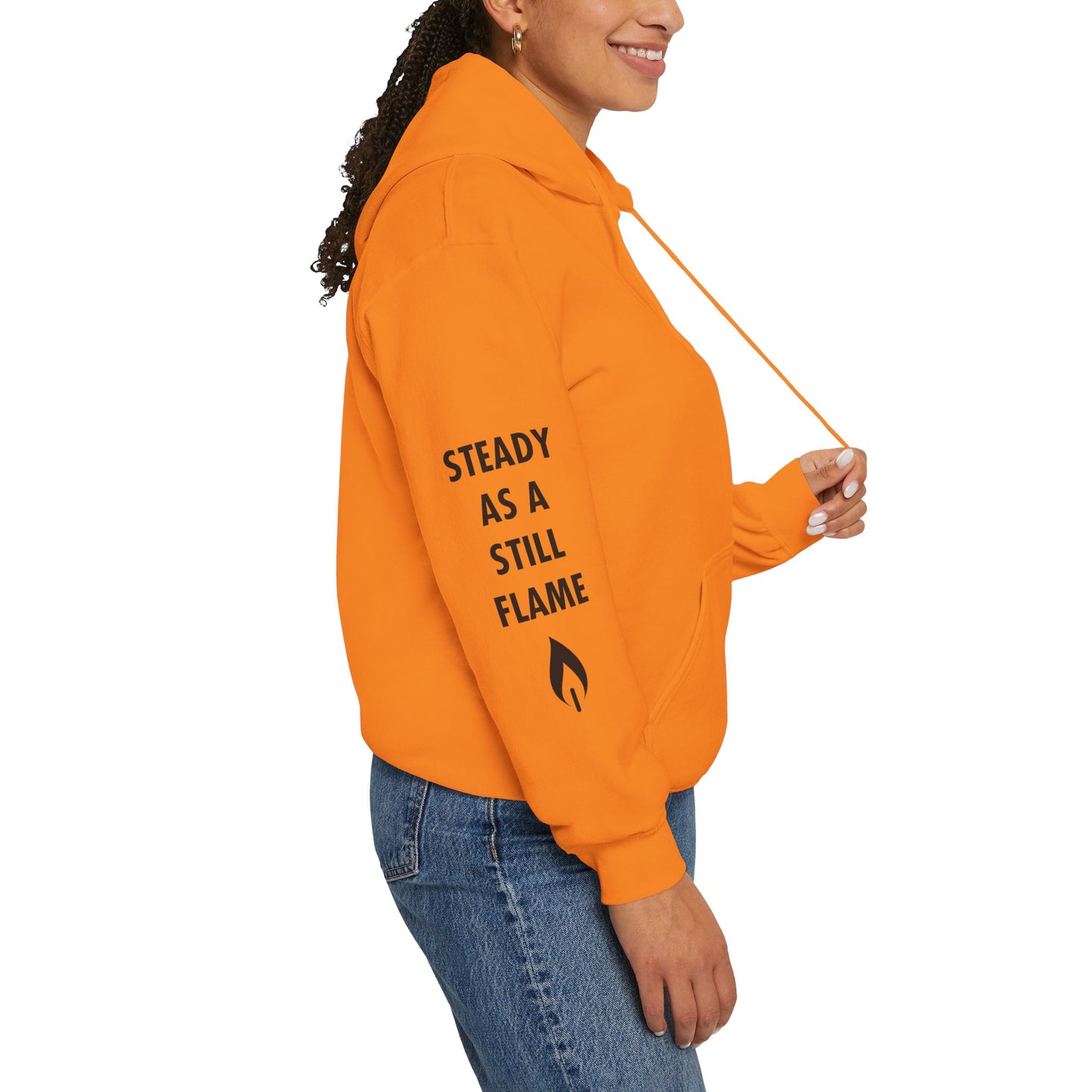 “Wisdom in Motion” – Sthitaprajna Sleeve Art Unisex Hoodie
