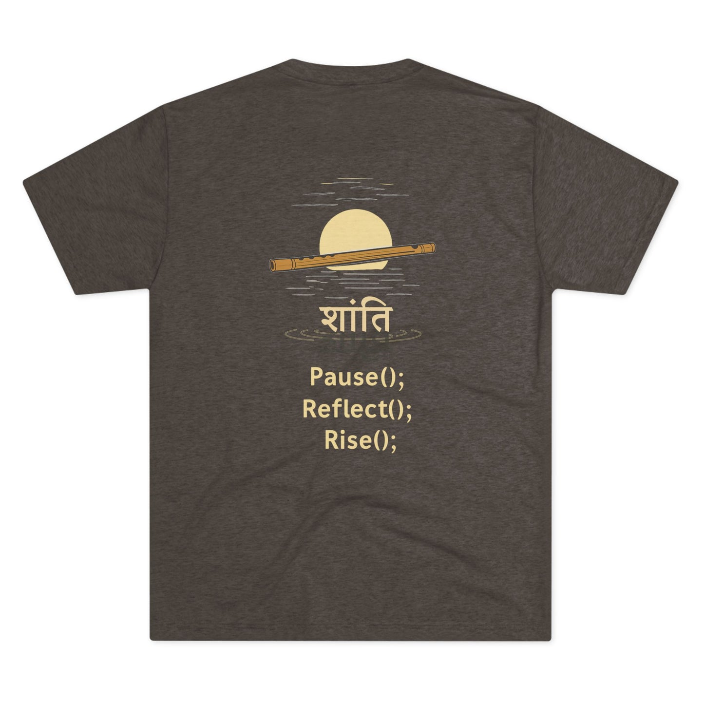 “Shanti” Flute & Flow Multicolored Tee