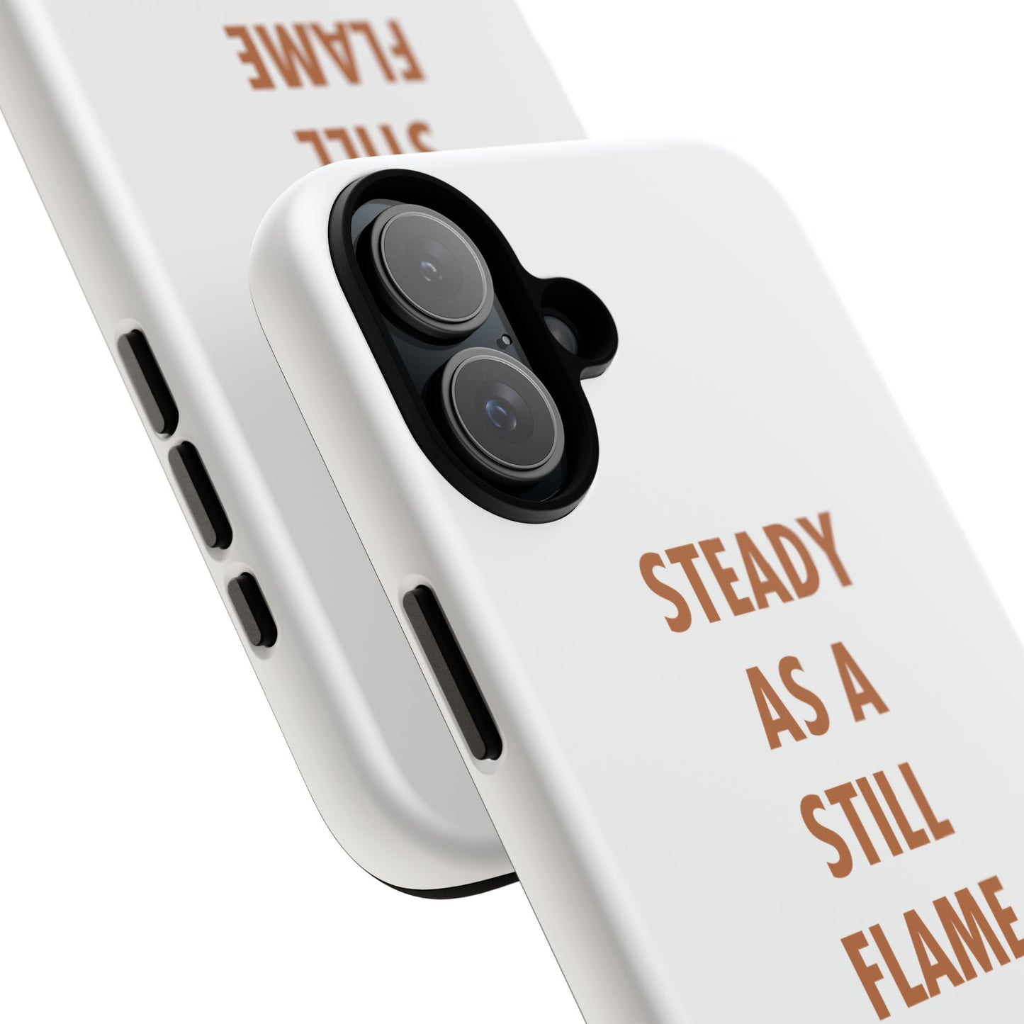 “Still Flame” – The Strength of Inner Calm Phone Case
