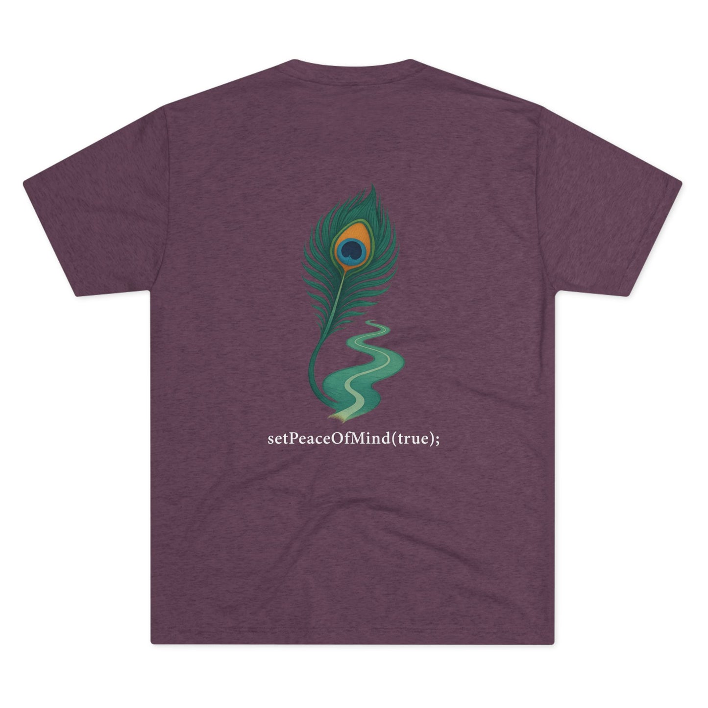 setPeaceOfMind(true); Serenity Multicolored Tee