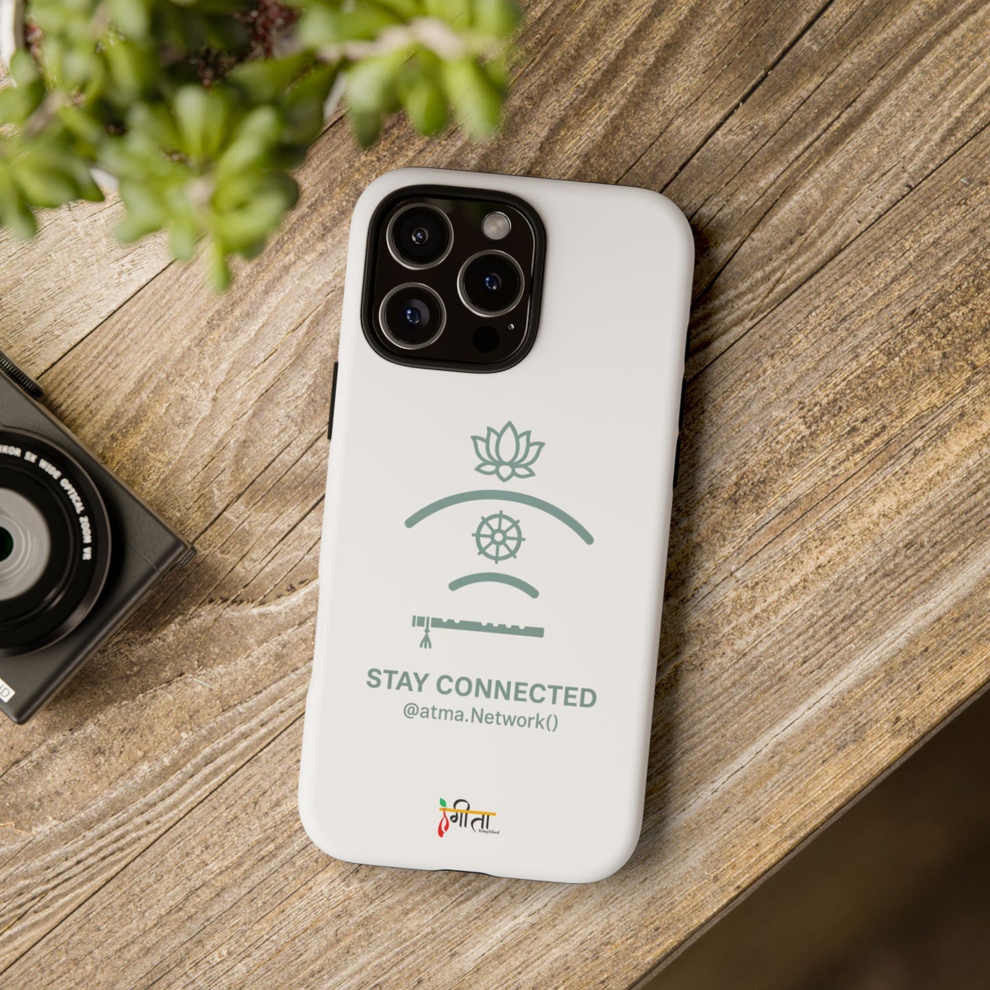 “Divine Signal” – Connect Beyond the Noise Phone Case