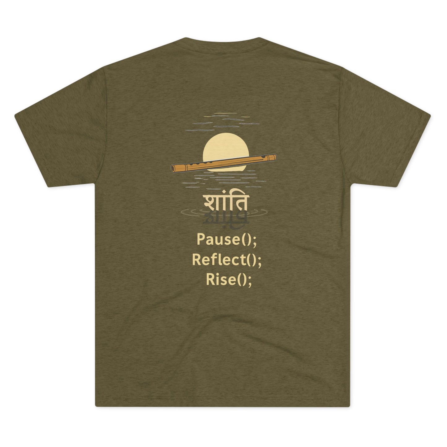 “Shanti” Flute & Flow Multicolored Tee