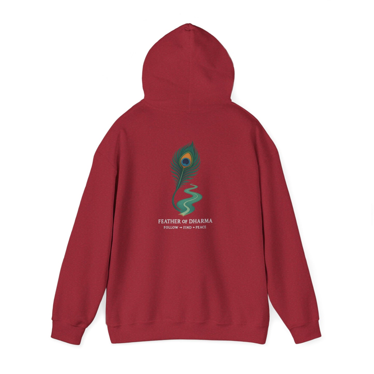 “Feather of Dharma” Spiritual Path Hoodie
