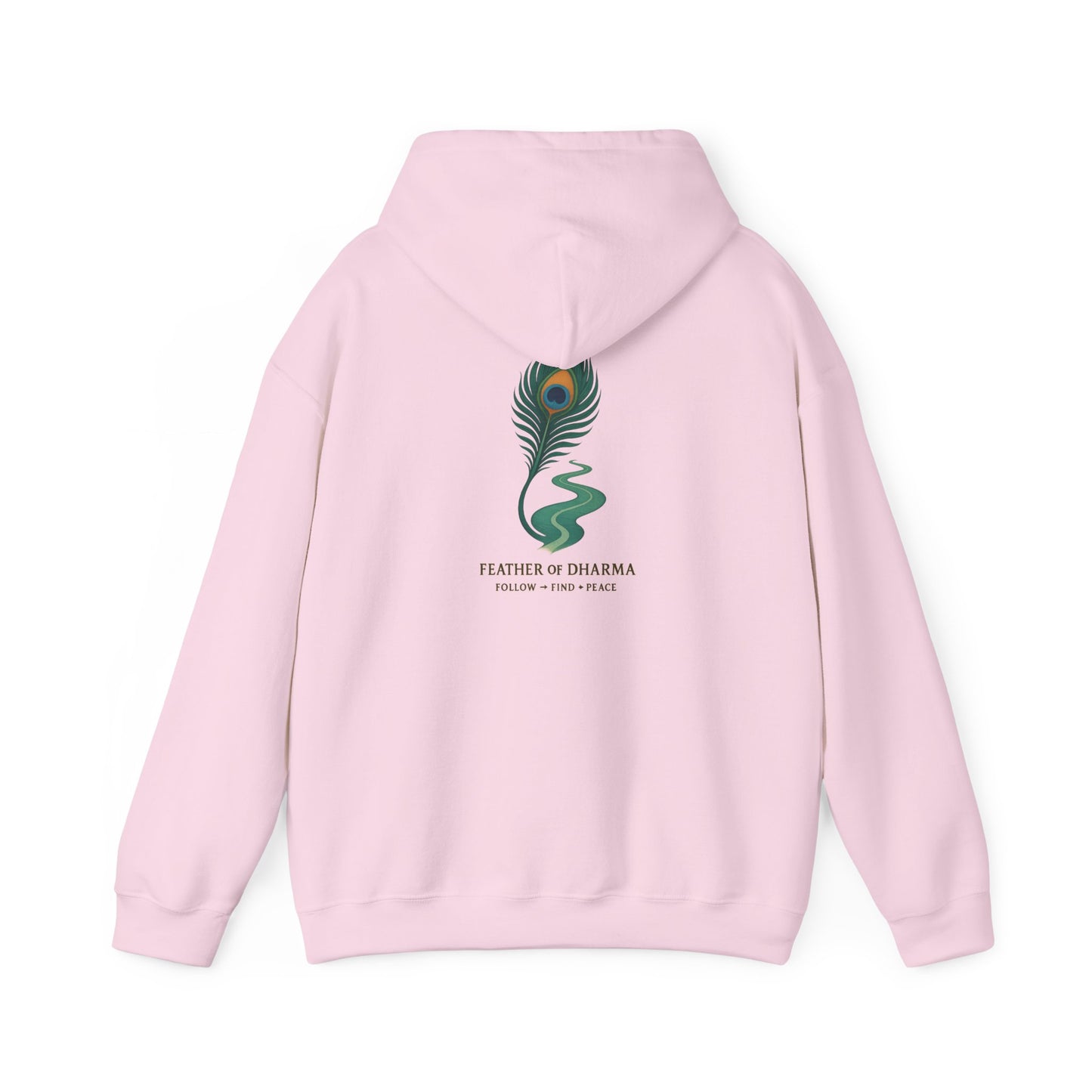 “Feather of Dharma” Spiritual Path Hoodie