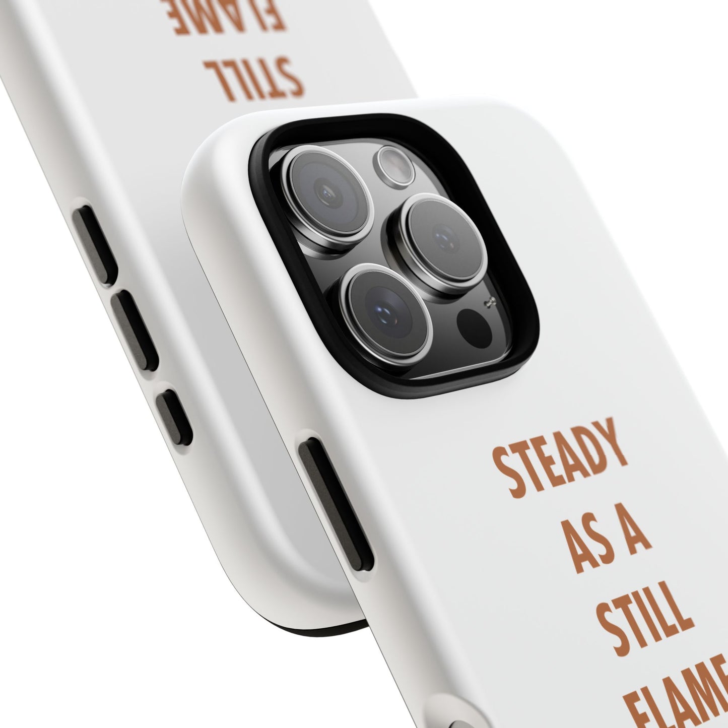 “Still Flame” – The Strength of Inner Calm Phone Case
