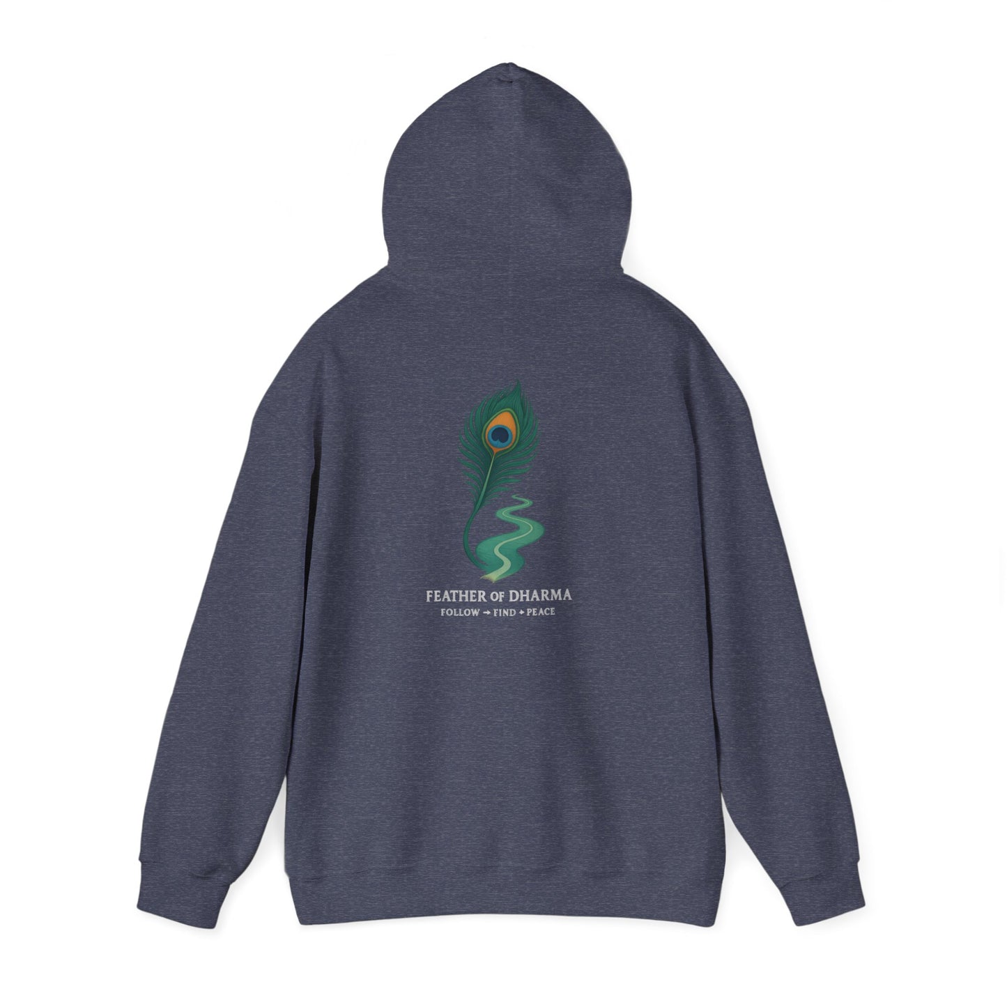 “Feather of Dharma” Spiritual Path Hoodie