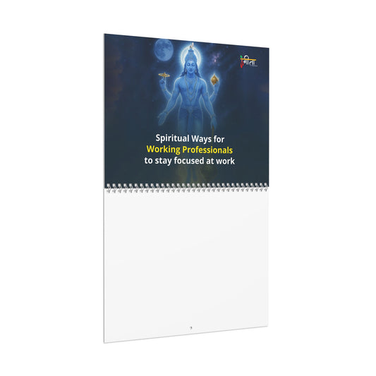 Krishna 2025 Wall Calendar – Motivational Wisdom for the Modern Mind
