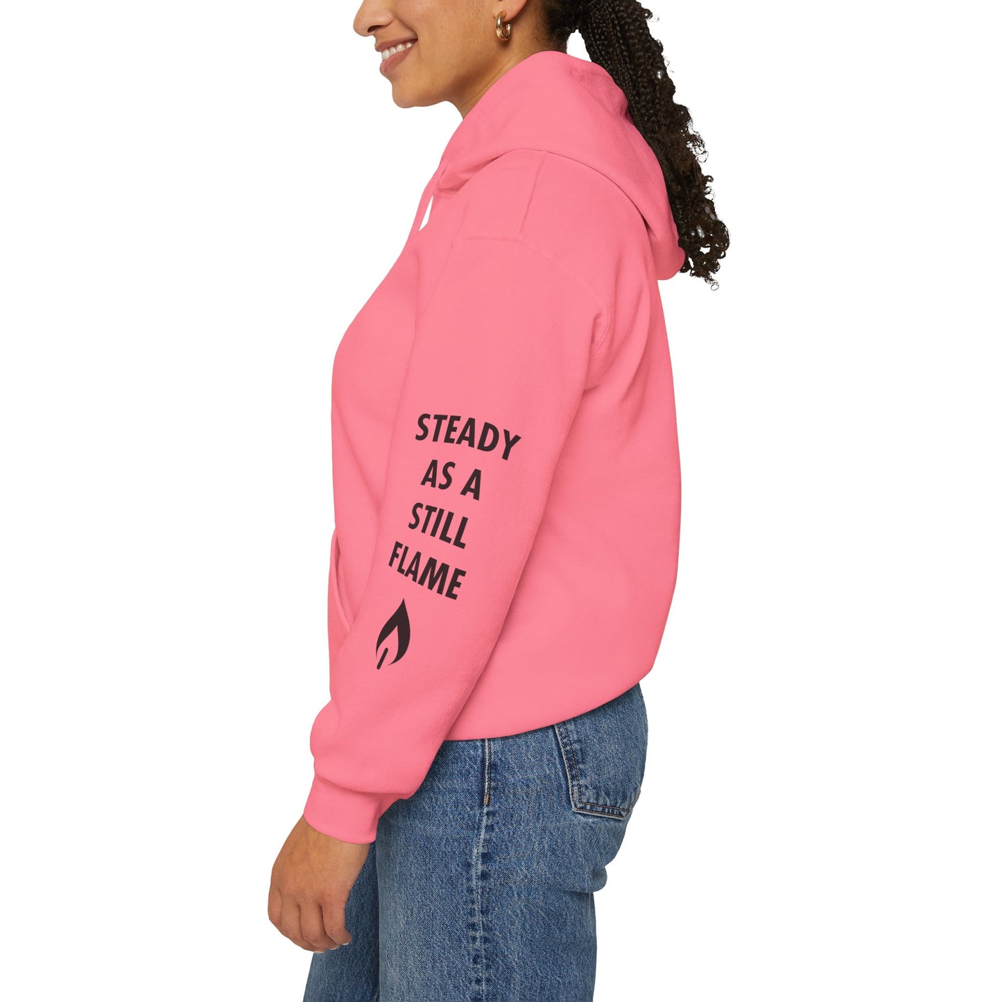 “Wisdom in Motion” – Sthitaprajna Sleeve Art Unisex Hoodie