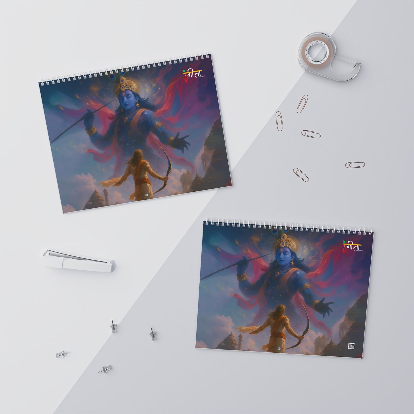 Krishna Consciousness Wall Calendar 2025 – Wisdom for Stress-Free Work Life