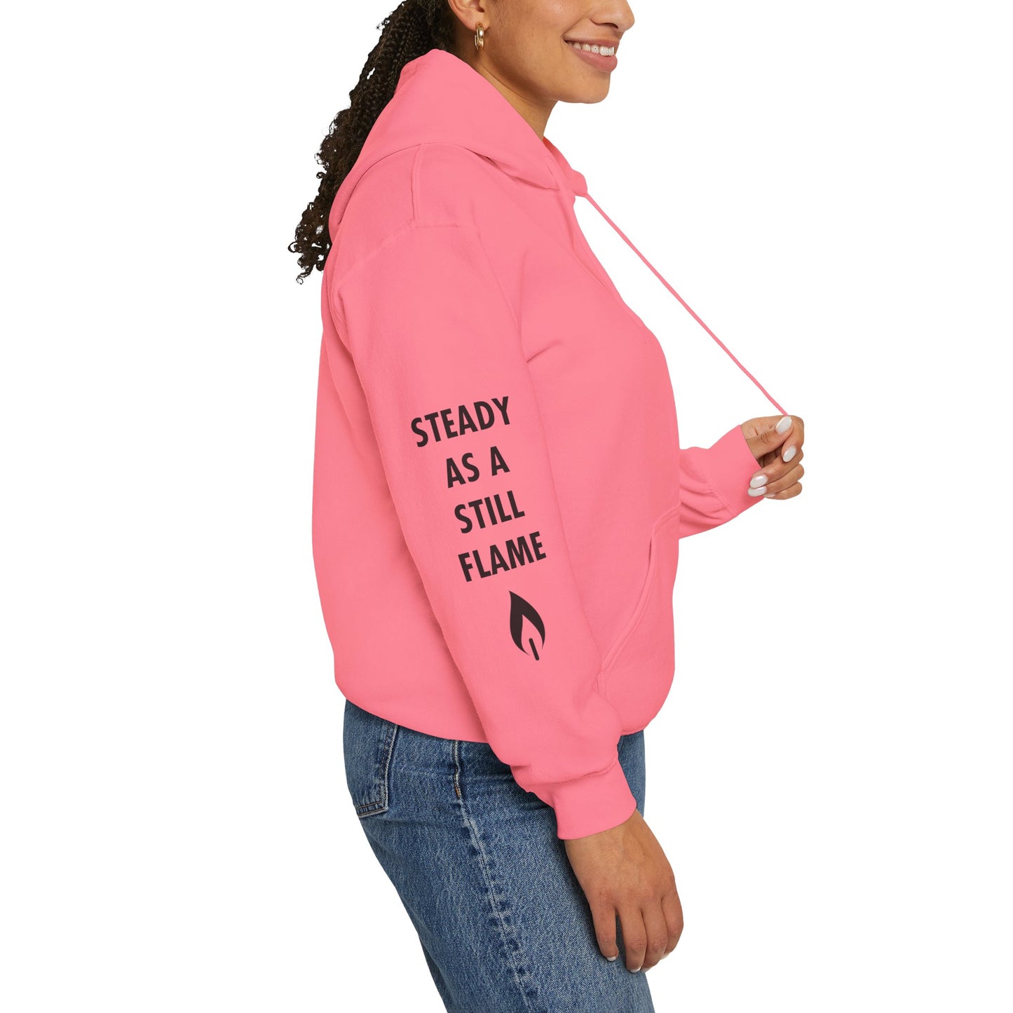 “Wisdom in Motion” – Sthitaprajna Sleeve Art Unisex Hoodie