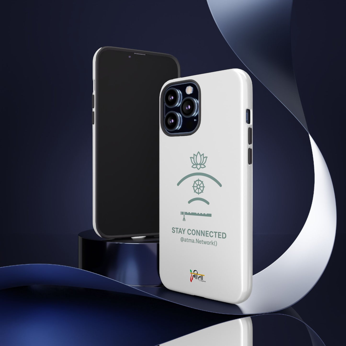 “Divine Signal” – Connect Beyond the Noise Phone Case