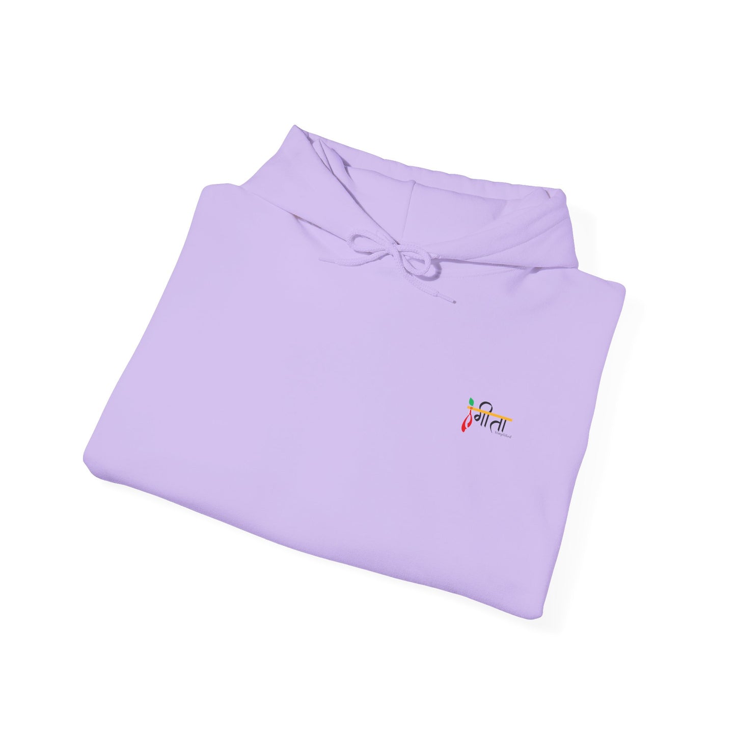 “Calm Like Krishna” Sthitaprajna Silhouette Hoodie
