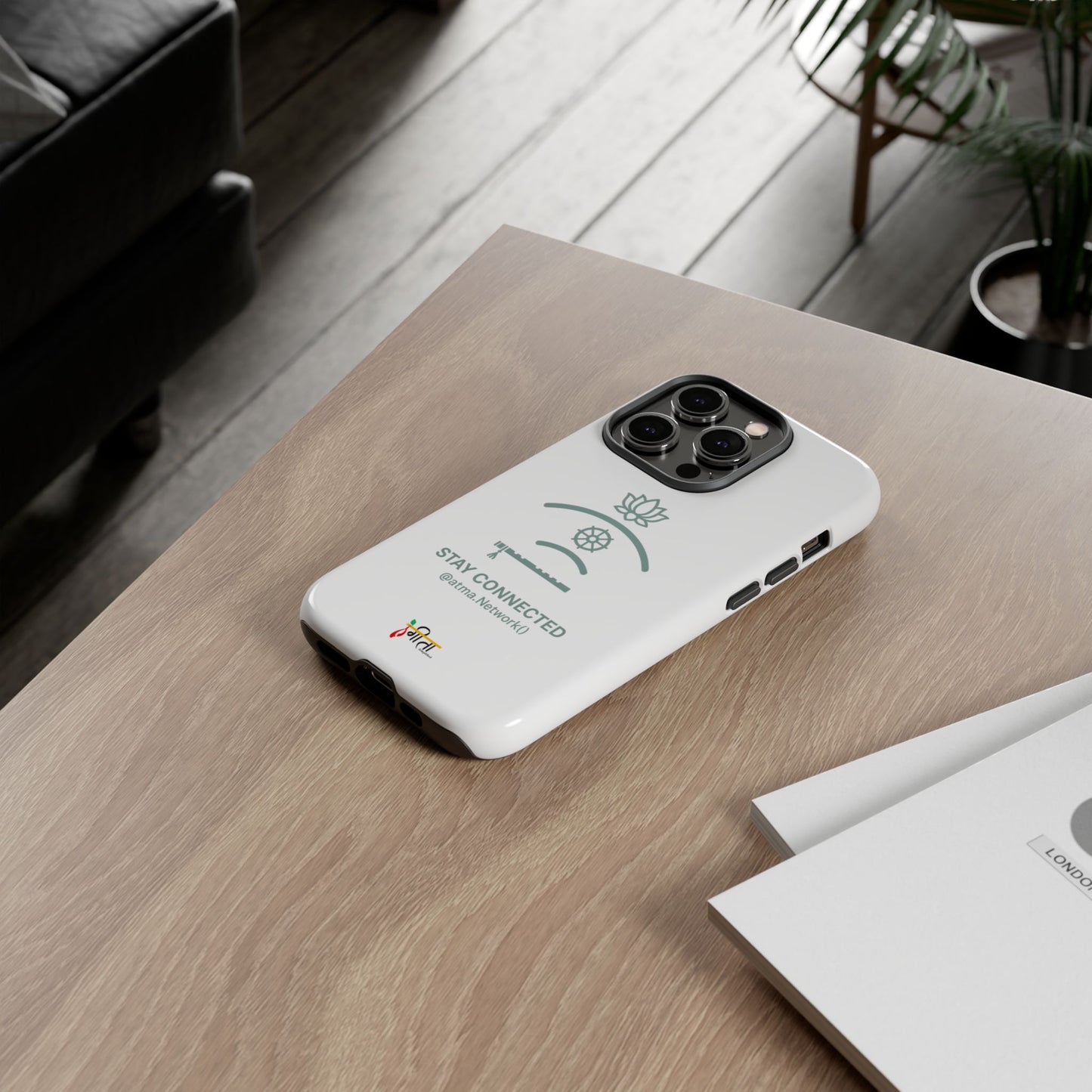 “Divine Signal” – Connect Beyond the Noise Phone Case
