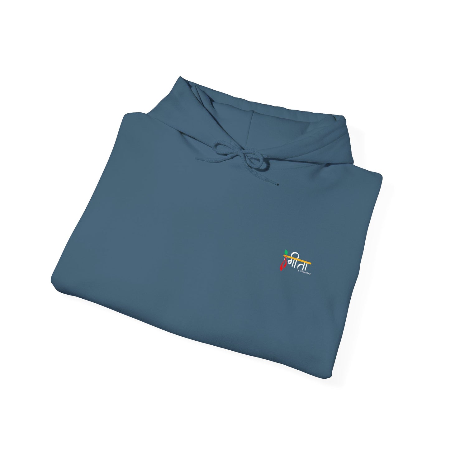 “Calm Like Krishna” Sthitaprajna Silhouette Hoodie