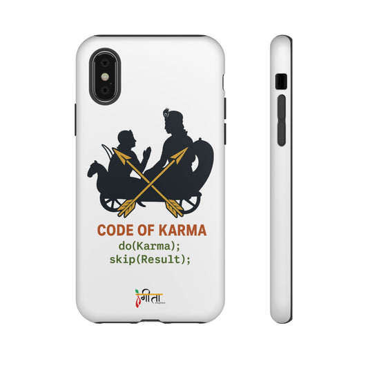 “Driven by Dharma” Krishna Karma Phone Case