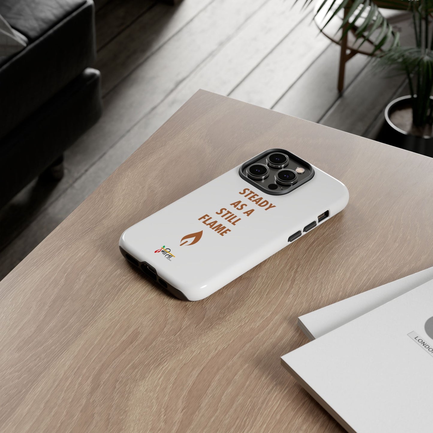 “Still Flame” – The Strength of Inner Calm Phone Case
