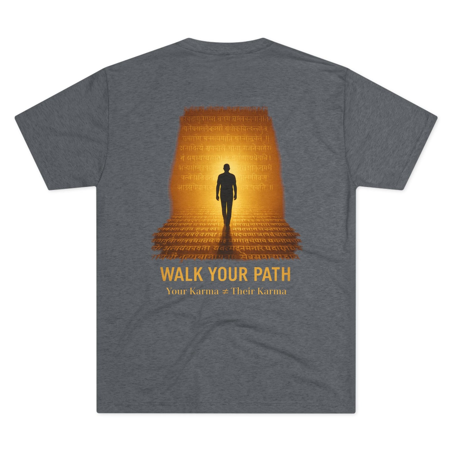 “Walk Your Path” Multi Colored Karma Tee