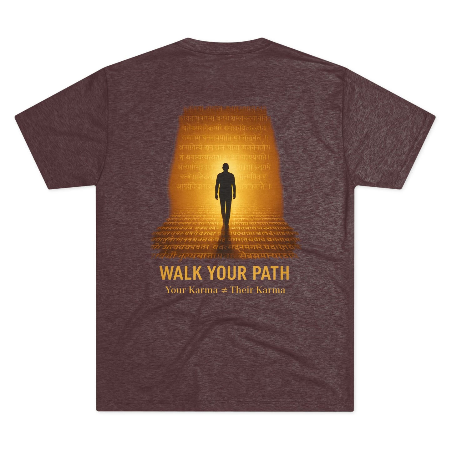 “Walk Your Path” Multi Colored Karma Tee