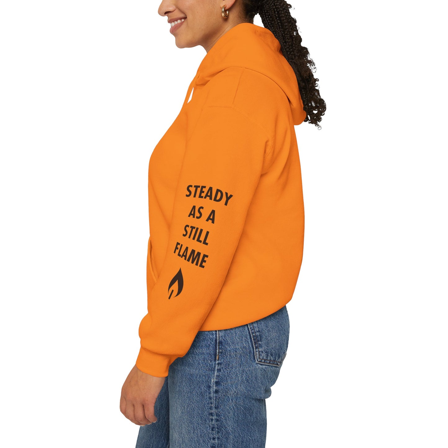 “Wisdom in Motion” – Sthitaprajna Sleeve Art Unisex Hoodie