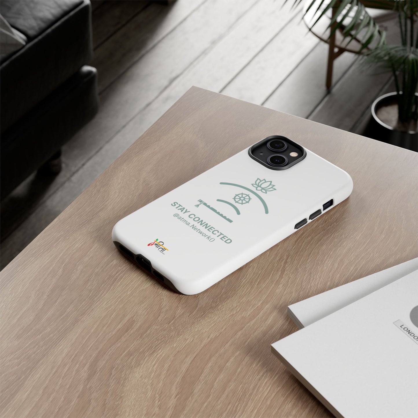 “Divine Signal” – Connect Beyond the Noise Phone Case