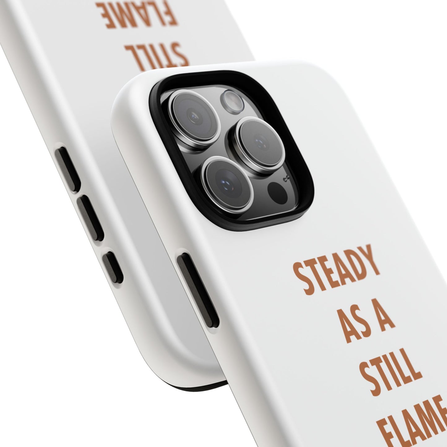 “Still Flame” – The Strength of Inner Calm Phone Case