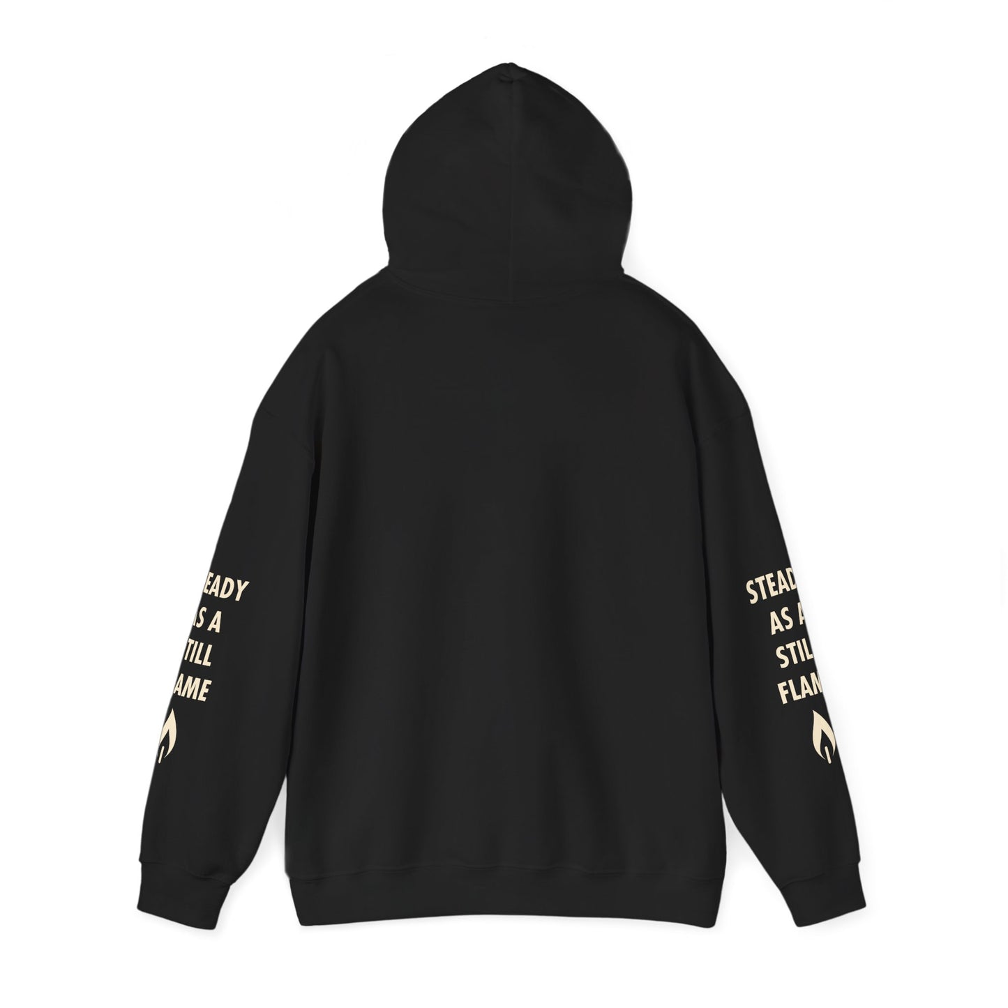 “Wisdom in Motion” – Sthitaprajna Sleeve Art Unisex Hoodie