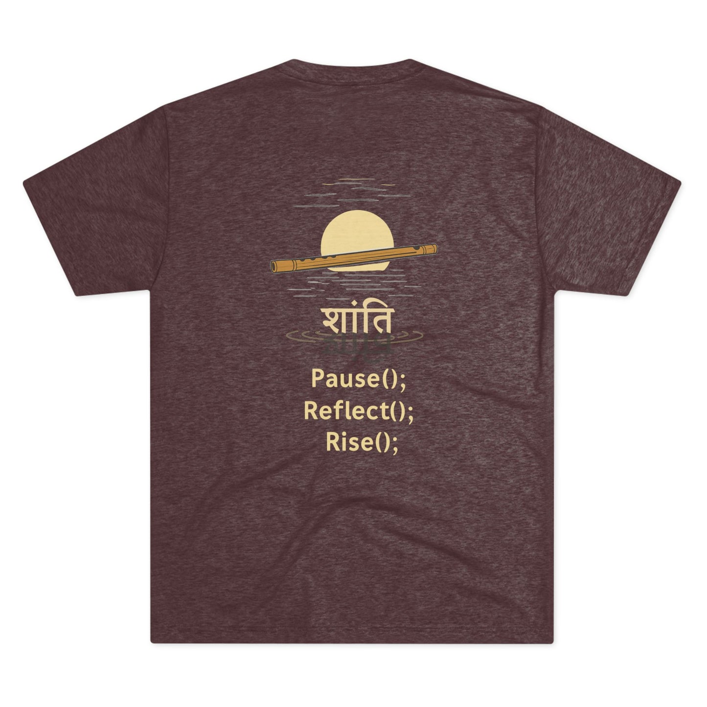 “Shanti” Flute & Flow Multicolored Tee