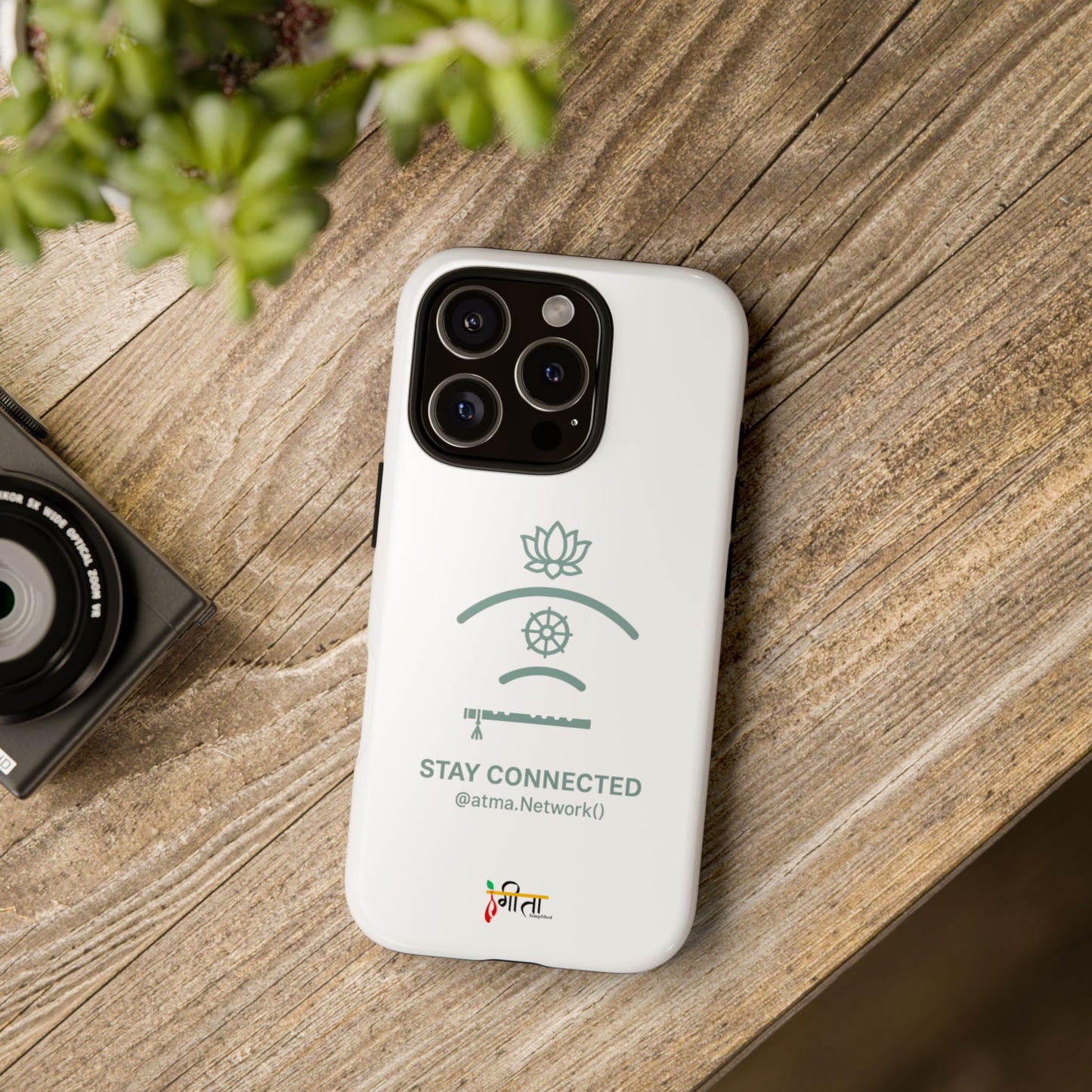 “Divine Signal” – Connect Beyond the Noise Phone Case