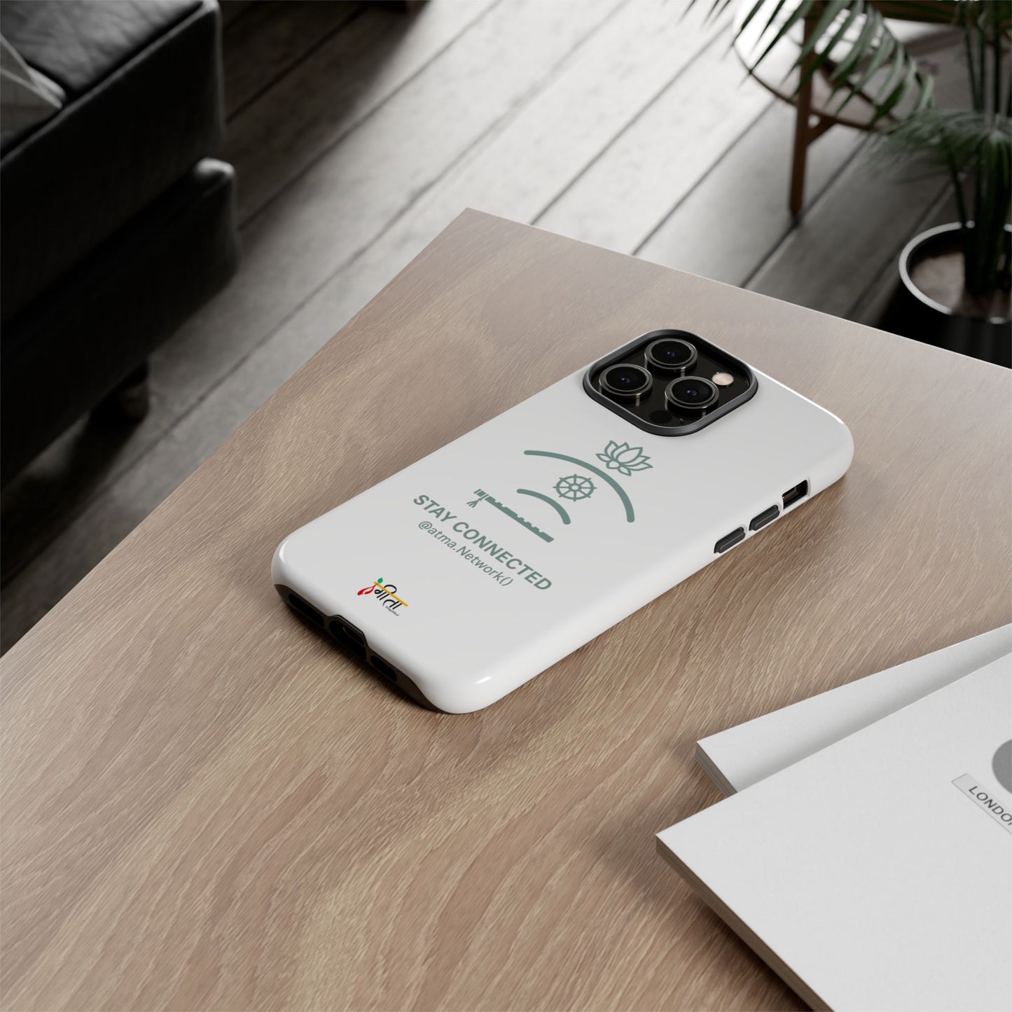 “Divine Signal” – Connect Beyond the Noise Phone Case