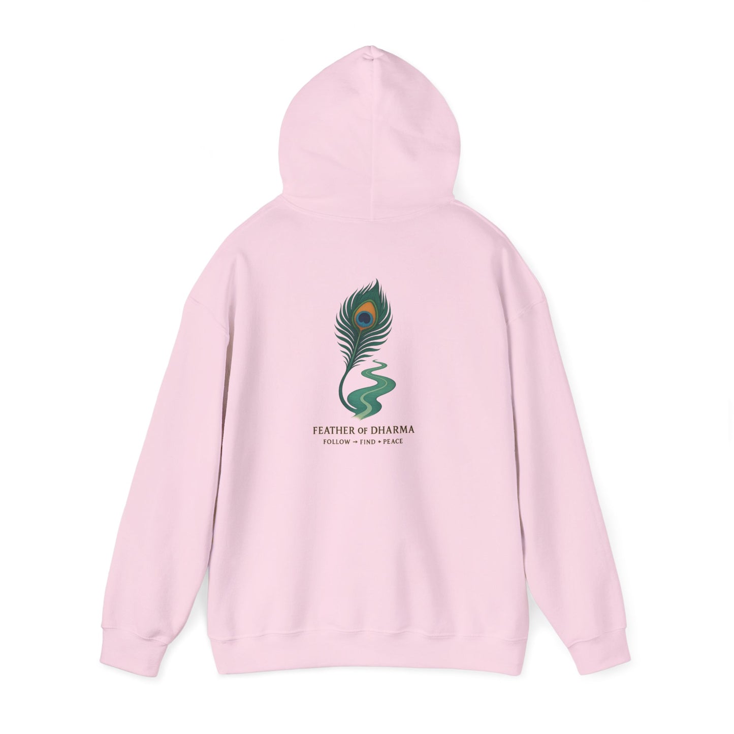 “Feather of Dharma” Spiritual Path Hoodie