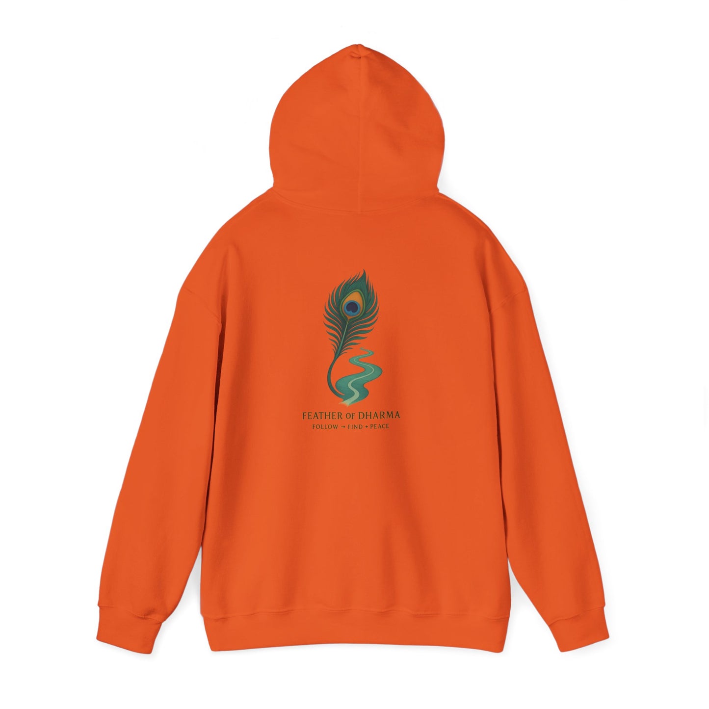 “Feather of Dharma” Spiritual Path Hoodie