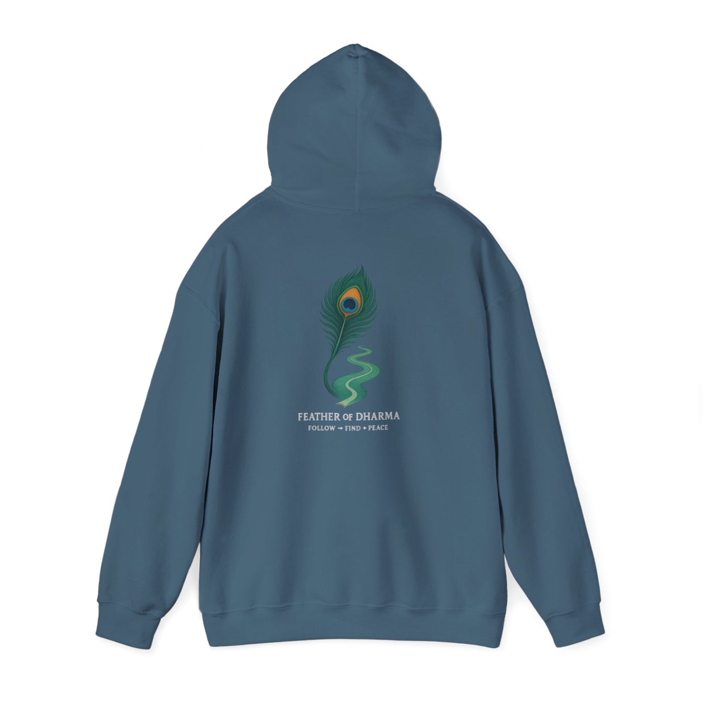 “Feather of Dharma” Spiritual Path Hoodie