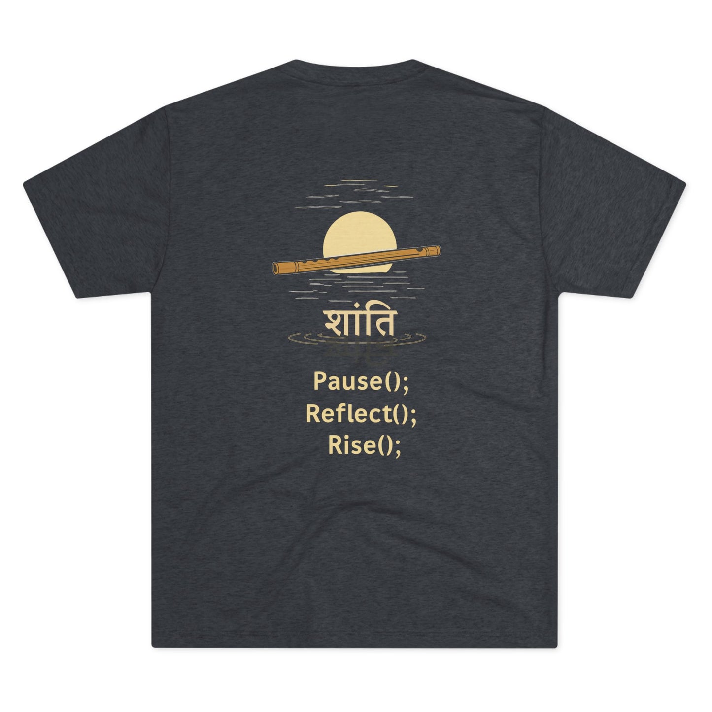 “Shanti” Flute & Flow Multicolored Tee
