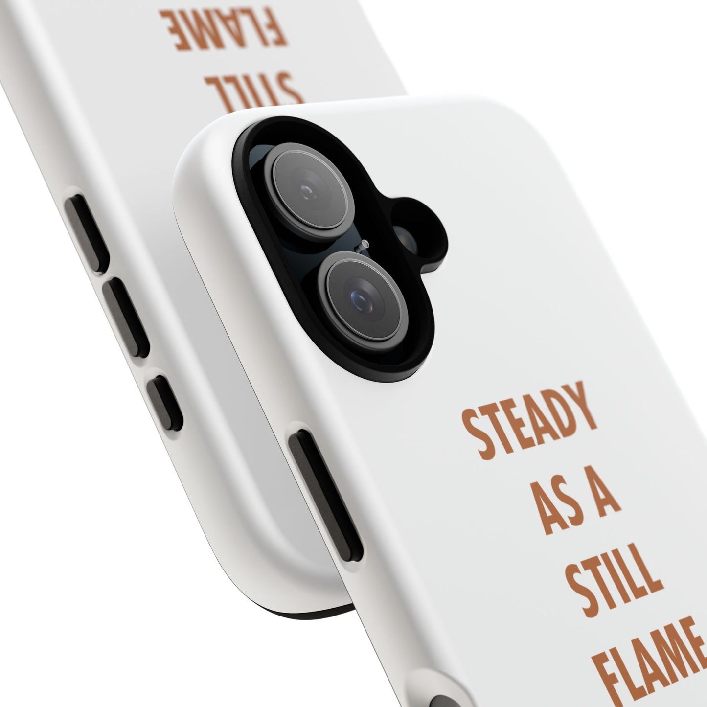 “Still Flame” – The Strength of Inner Calm Phone Case