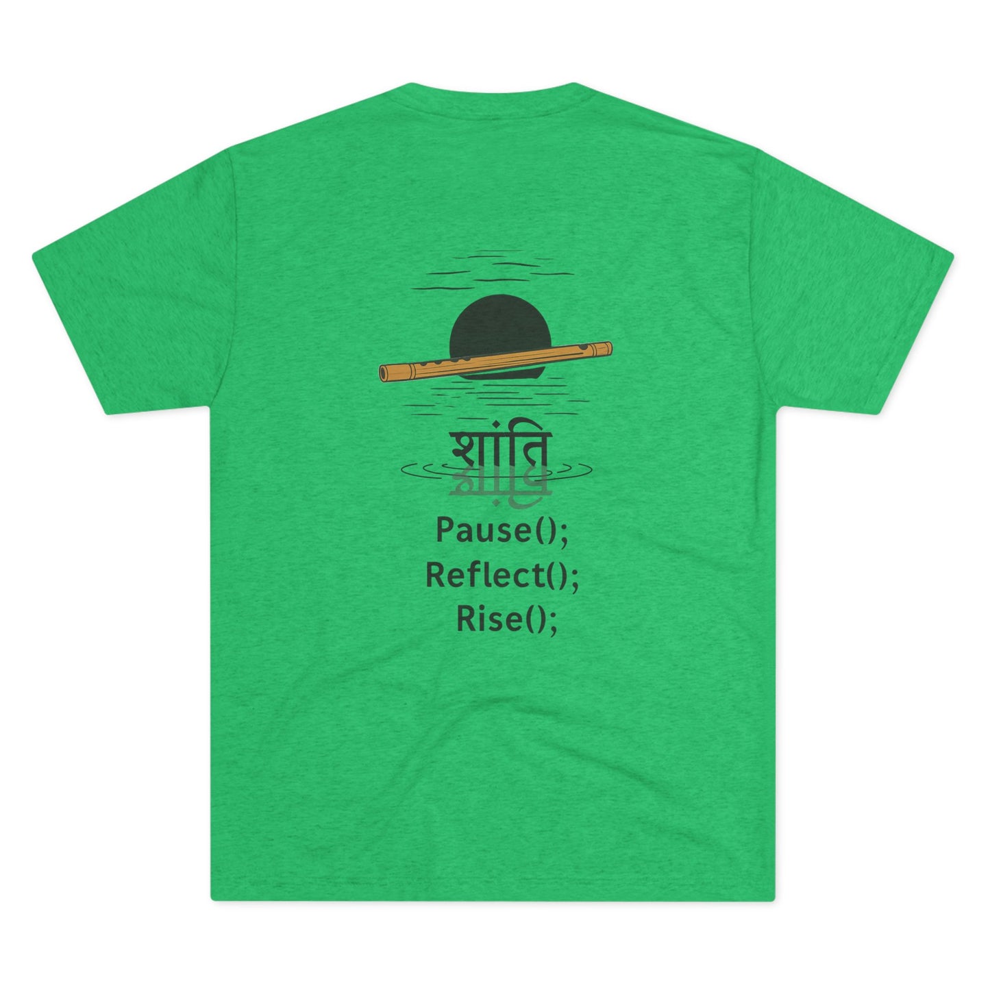 “Shanti” Flute & Flow Multicolored Tee