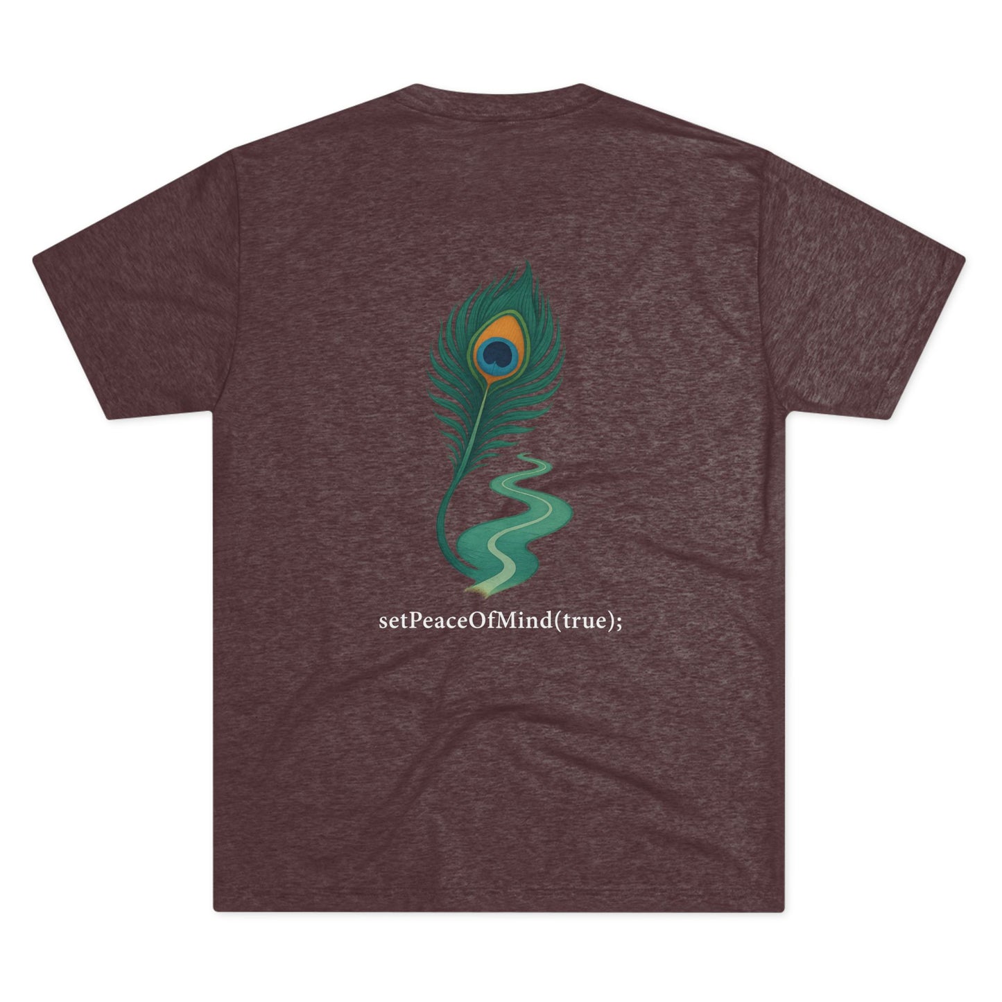 setPeaceOfMind(true); Serenity Multicolored Tee