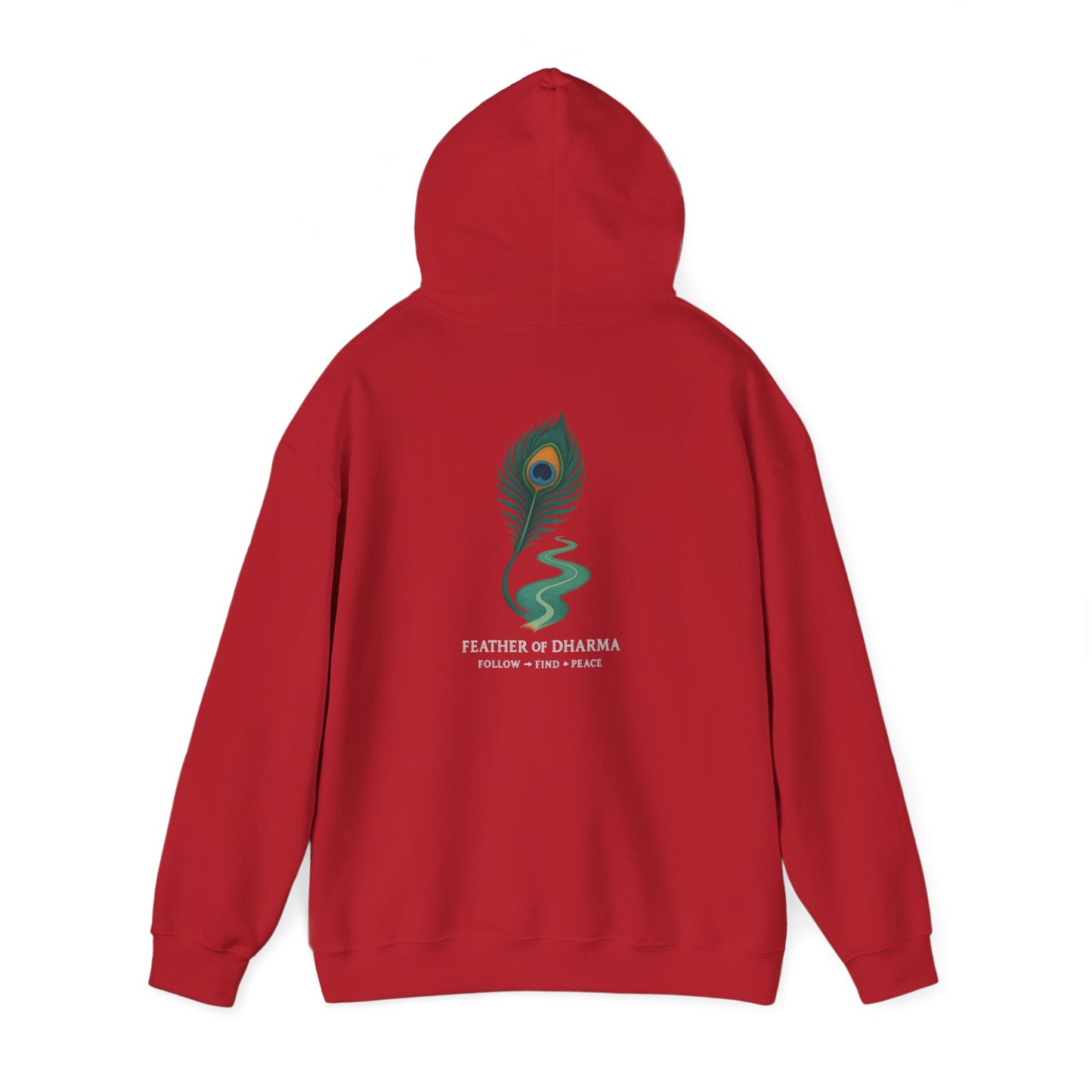 “Feather of Dharma” Spiritual Path Hoodie